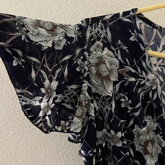 Emma jumpsuit romper elastic waist front pockets S/M - Picture 5 of 7